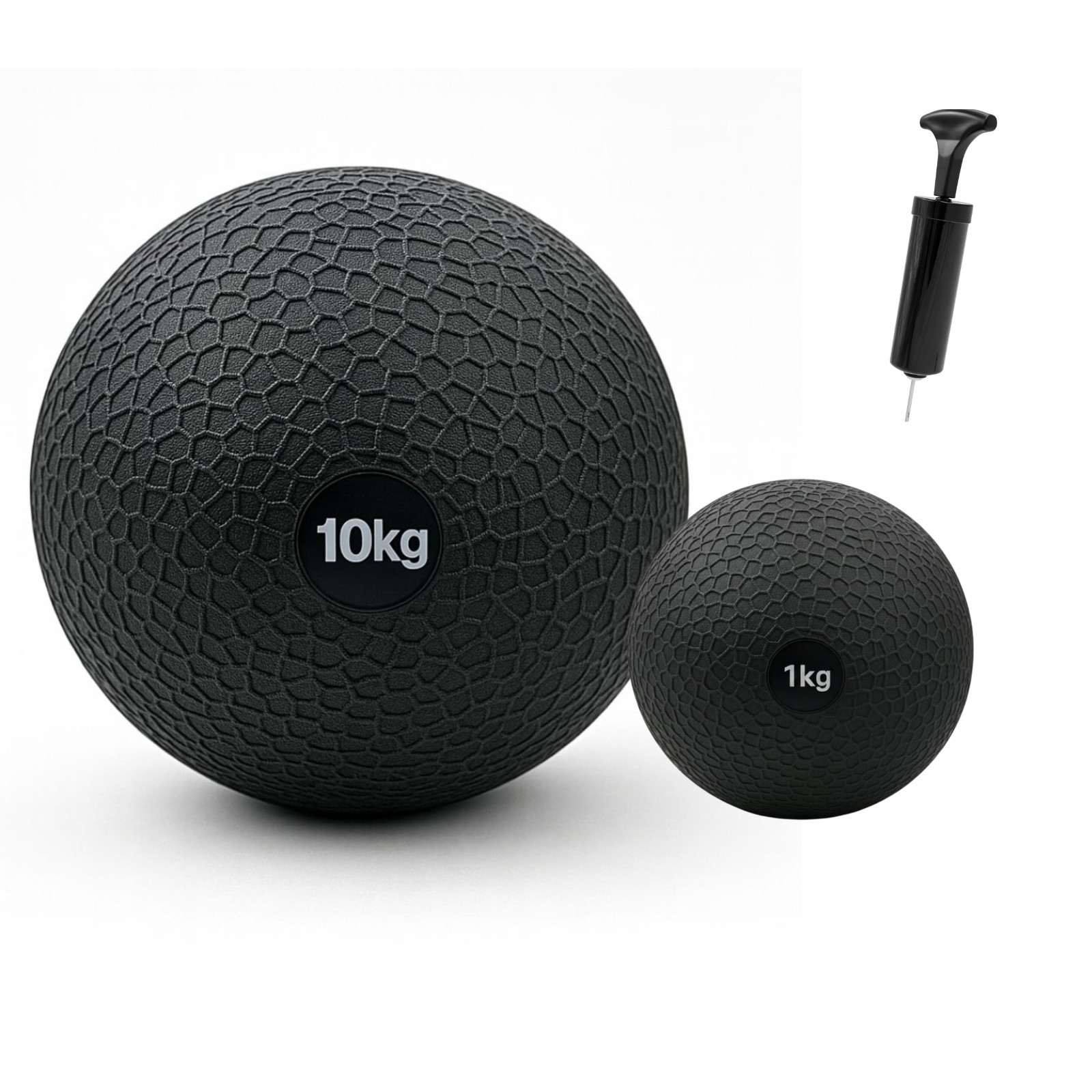 Slam Ball 10kg+1kg No Bounce Grip Medicine Ball Core Strength Training Fitness