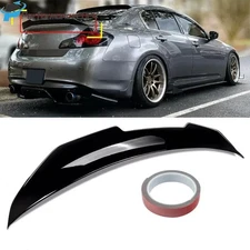 Duckbill Trunk Spoiler PSM Wing Gloss Black For 10-13 Infiniti G35 G25 G37 Sedan