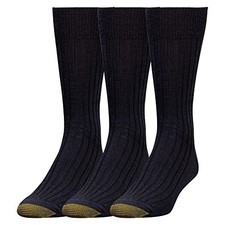 Men'S Windsor Wool Over-The-Calf Dress Socks, 3-Pairs