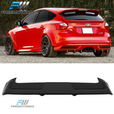 Fits 12-18 Ford Focus Hatchback Rear Roof Spoiler Lip Wing Oe Factory Style Abs