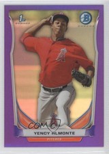 2014 Bowman Prospects Chrome Retail Purple Refractor 114/199 Yency Almonte 1q8