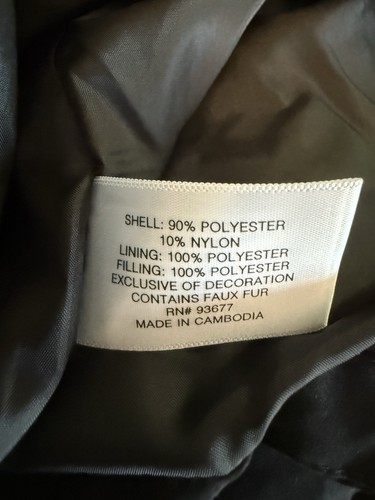 St Johns Bay Women’s Black Jacket 3X Detachable Hood NWT - Picture 6 of 8