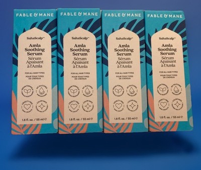 4X Fable & Mane SahaScalp AMLA Soothing Serum for all hair types 1.8 fl oz Each