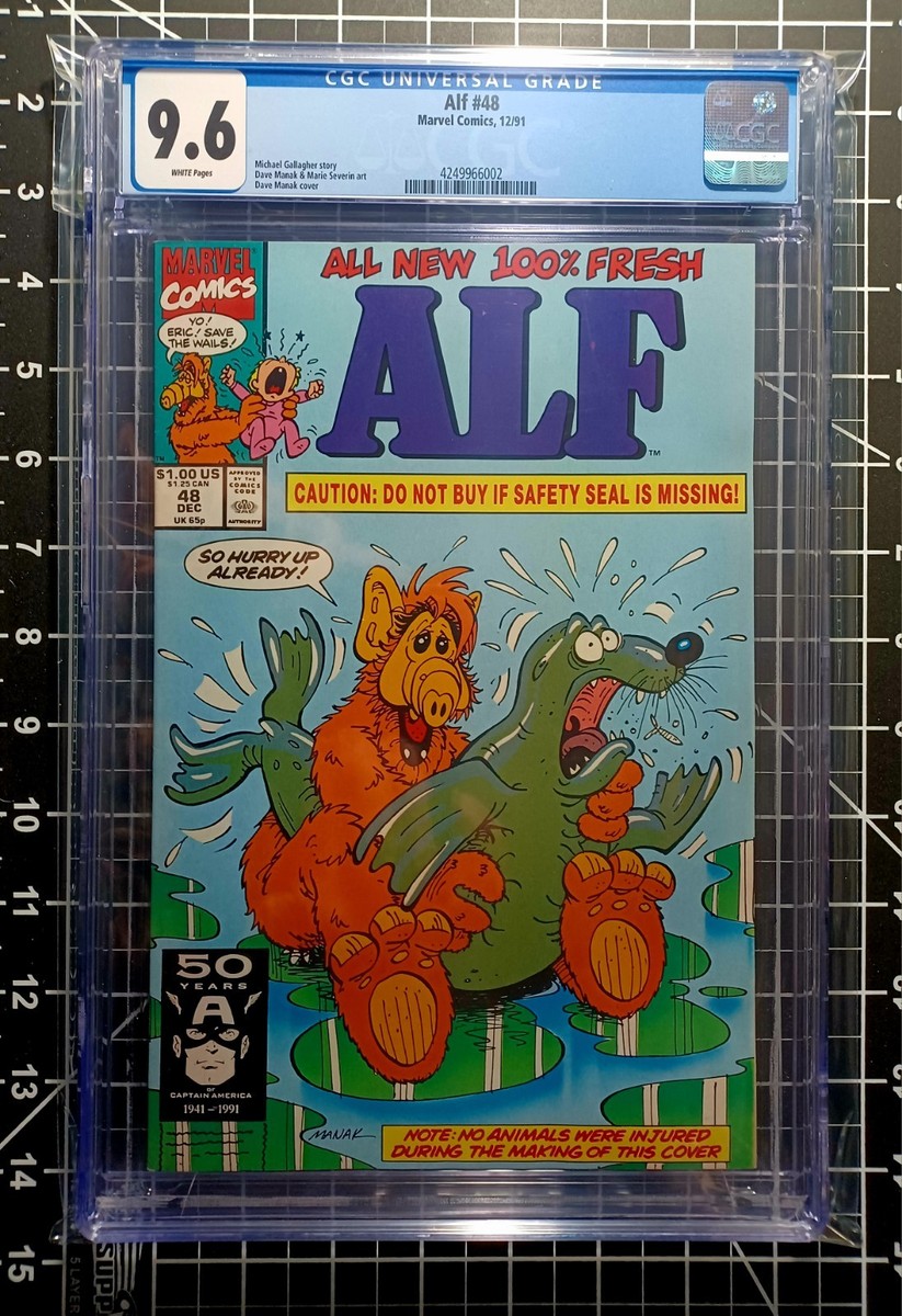 ALF #48 CGC 9.6 White Pages Controversial Seal Cover 🔑 | eBay