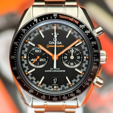 2024 Omega Speedmaster Racing 44mm Co-Axial Chronograph Black Dial Box & Papers