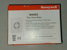 Honeywell Ademco WAVE2 Two-Tone Indoor Alarm Siren Wave 2 Brand New