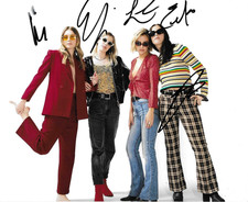 * THE BEACHES * signed 8x10 photo * BLAME MY EX * NO HARD FEELINGS * COA *