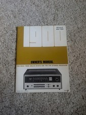 McIntosh MAC 1900 Owner  s Manual - Original Vintage
