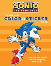 Sonic the Hedgehog: The Official Color by Sticker Book Sonic Activity Book
