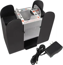GSE Games & Sports Expert 6-Deck Automatic Card Shuffler, AC/DC-Power 