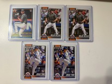 Nolan McLean & Jonah Tong 5 Card Rookie Lot NY Mets