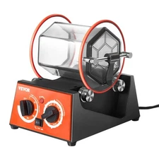 6.6lb 5-Speed Rotary Tumbler with 0-60min Timer for Polishing Gems & Coins