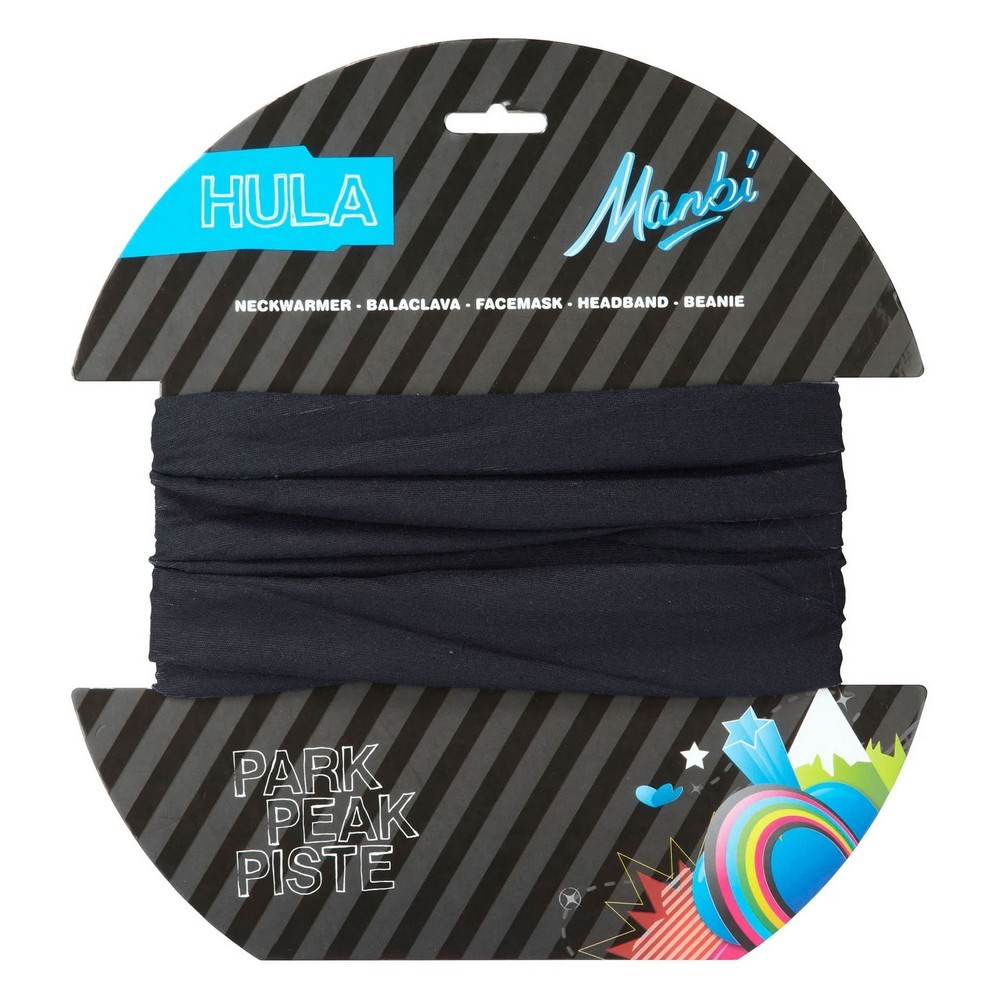 Manbi Hula Plain Neck Warmer Black