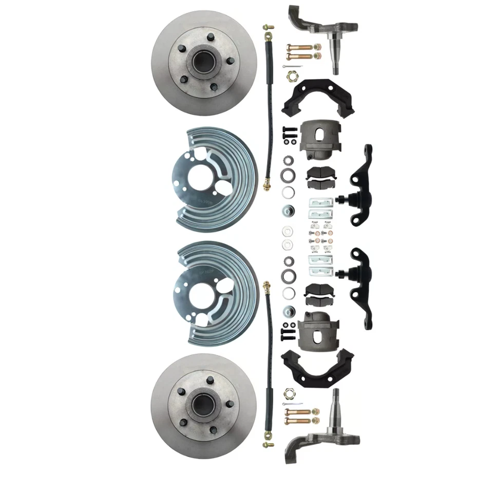 Se adapta a Mopar A 1962-1972; freno de disco delantero conversión perno pequeño 5x4 DBK6272A-40 Foto 2 de 4