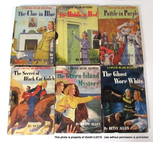 LOT 12 VINTAGE CONNIE BLAIR MYSTERY HC BOOKS #1-12 w/ Dust Jackets - Foto 10 di 15