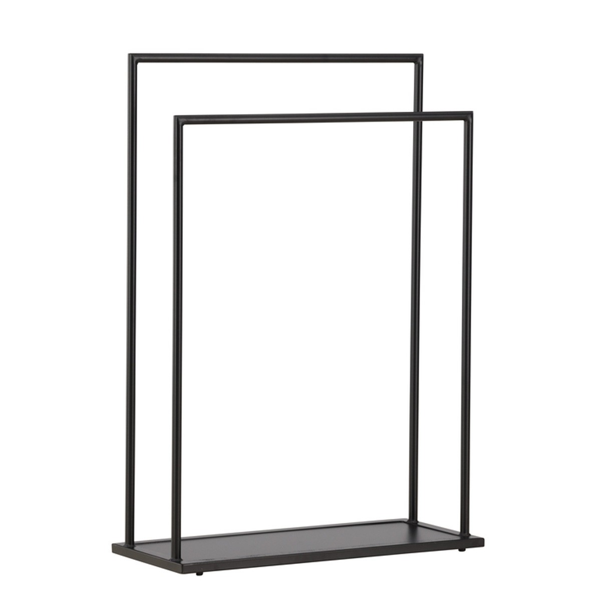Portant à vêtements double Alva compact de 100cm avec double barre de suspension