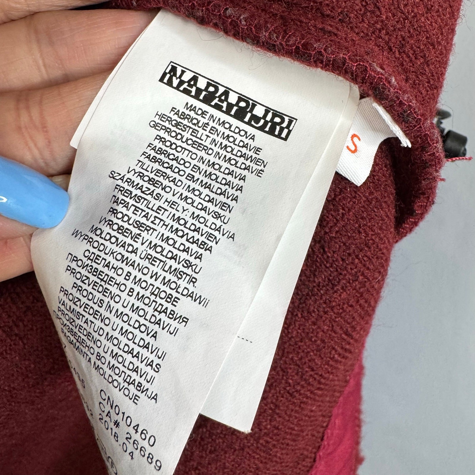 Napapijri By Martine Rose T-Nevis Polar Fleece Sweatshirt Pullover Sz S