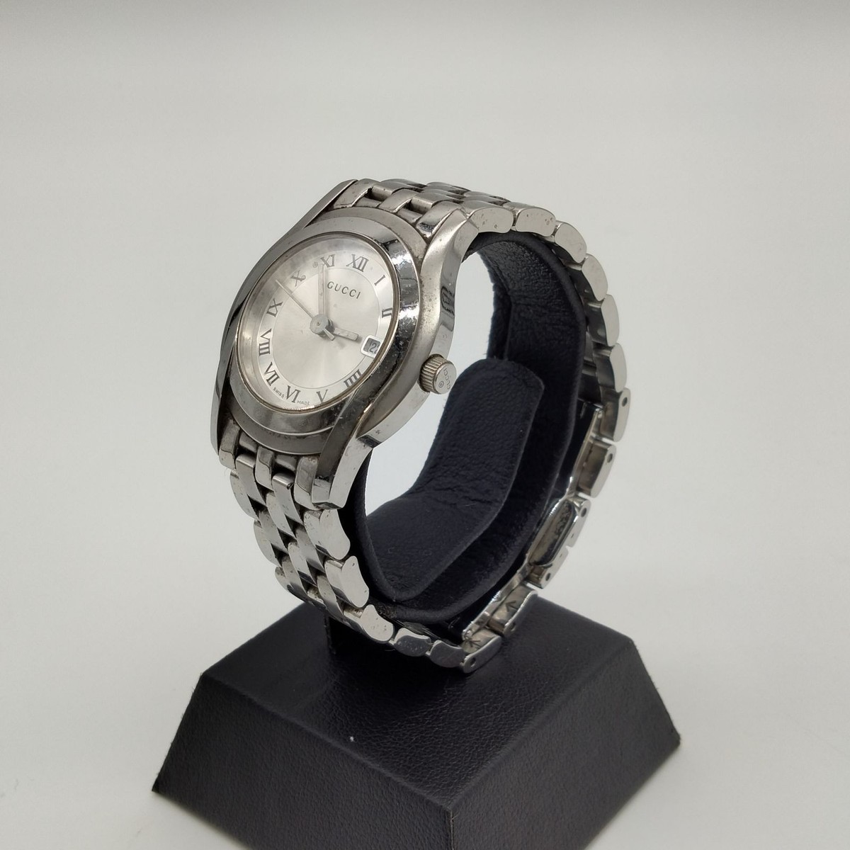 Gucci アナログ時計 5500 シルバー GUCCI 5500L Watch Silver Silver Dial Quartz Women's SS Wrist