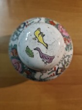 Vaso Potiche Porcellana Cinese Vintage Porcellana Fatta A Mano E Decorata A Mano