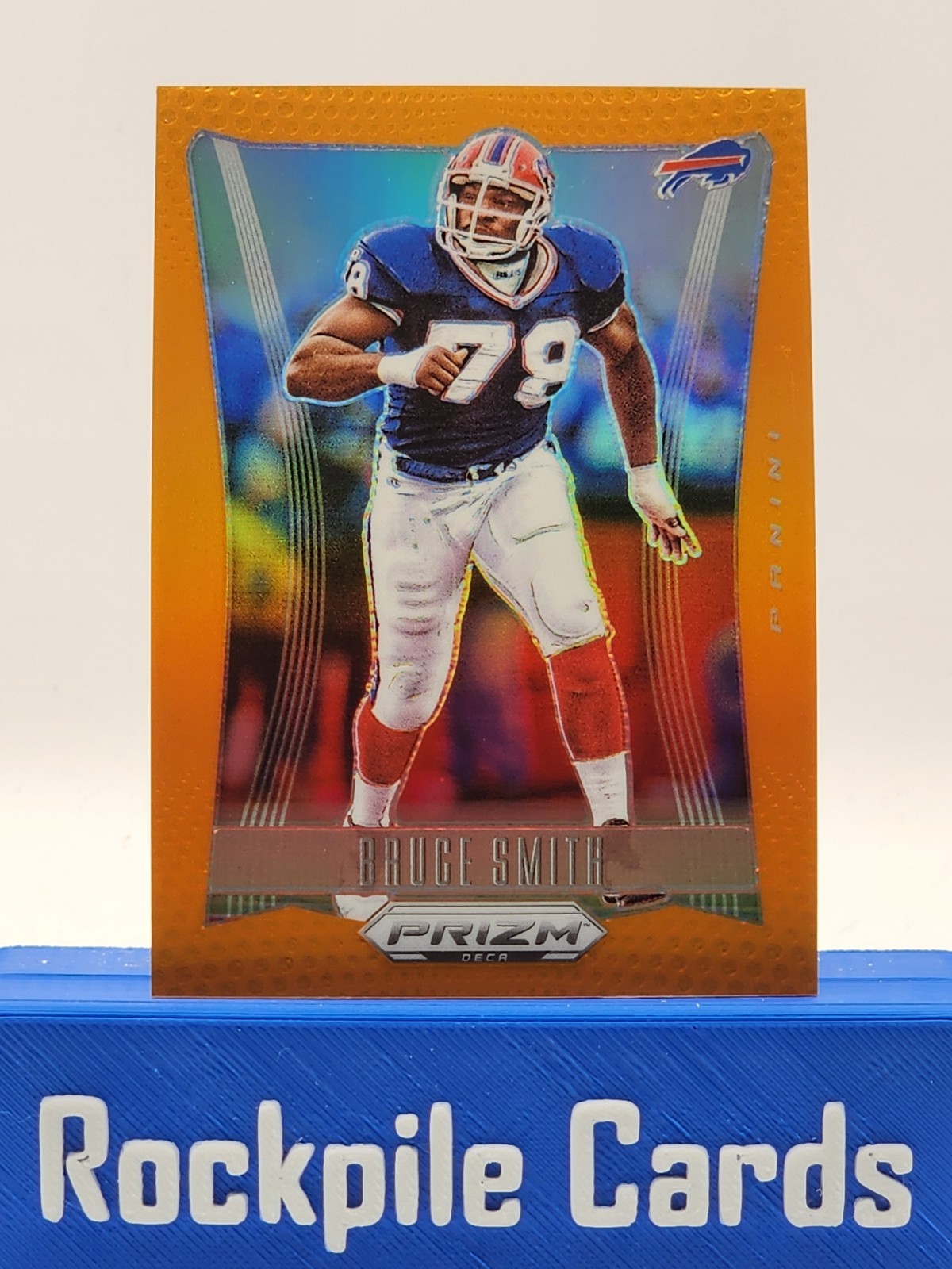 2024 Panini Prizm Deca - Bruce Smith #38 Orange Prizm /49