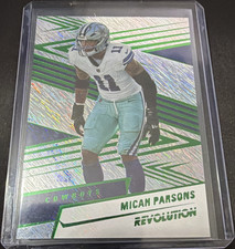 Micah Parsons Cowboys - Panini Revolution /699 Iron  Kings Prestige - 4 Cards