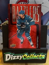 2025-26 Upper Deck Series 2 Hockey Tyler Toffoli #DZ-54 DAZZLERS RED 