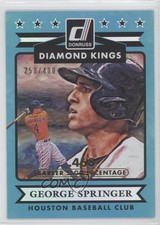 2015 Panini Donruss Diamond Kings Stat Line Career /400 George Springer #11 1i1