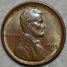 AU-UNC 1909-S/S Lincoln Cent, Glossy, Lightly-Toned, Key-Date!
