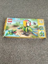 LEGO Creator 31031 3in1 Regenwaldtiere: Papagei, Frosch, Chamäleon, Fisch