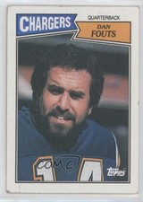 1987 Topps Dan Fouts #340 HOF 0bn8