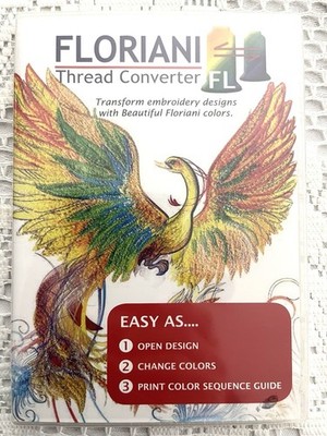 Embroidery Designs Floriani Color Matching Tool Needlework Thread Converter CD