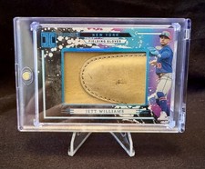 2024 Panini Impeccable Jett Williams Fielding Gloves 1/6 NY METS thick card