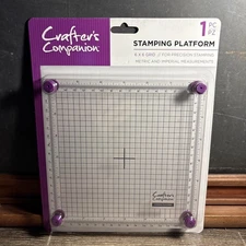 Crafter’s Companion 6 X 6 Grid Precision Stamping Platform Metric Imperial J1
