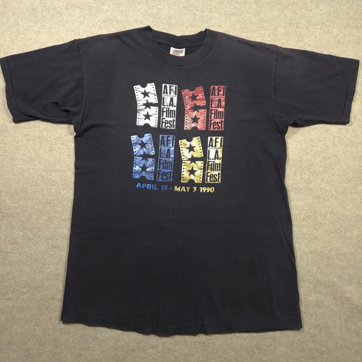 Oneita Black Original Vintage T-Shirts for Men for sale | eBay