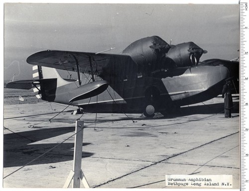 WW2 USAAF Grumman Amphibian at Bolling Field Original Photo