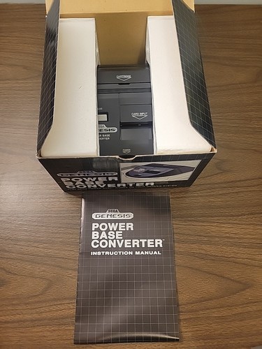Sega Genesis Power Base Converter CIB Master System Game Player in Box Open Box - Bild 6 von 13