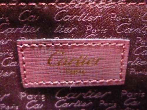Auth Cartier Must De Cartier Bag with Shoulder Strap Hand Bag Bordeaux #36636574 - Picture 11 of 13