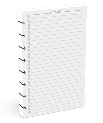 Discbound Half-Letter Size Extra Thick To-Do List, 120 Sheets (240 Pages), 5....