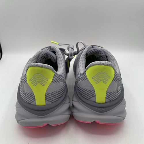 Hoka One One Clifton 9 GORE-TEX Shoes Womens Size 9.5 Grey Skies Sneakers - Picture 5 of 8