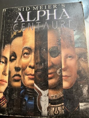 Sid Meier's Alpha Centauri pc game manual/ guide MANUAL ONLY