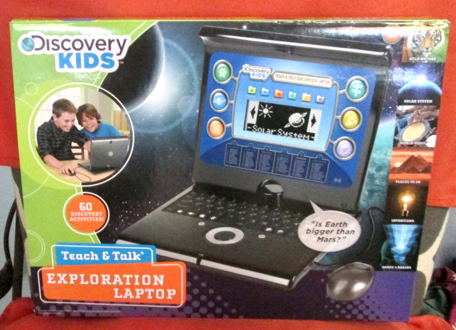Discovery Kids Grey Teach and Talk Exploration Laptop,  Educational Toy New/Box