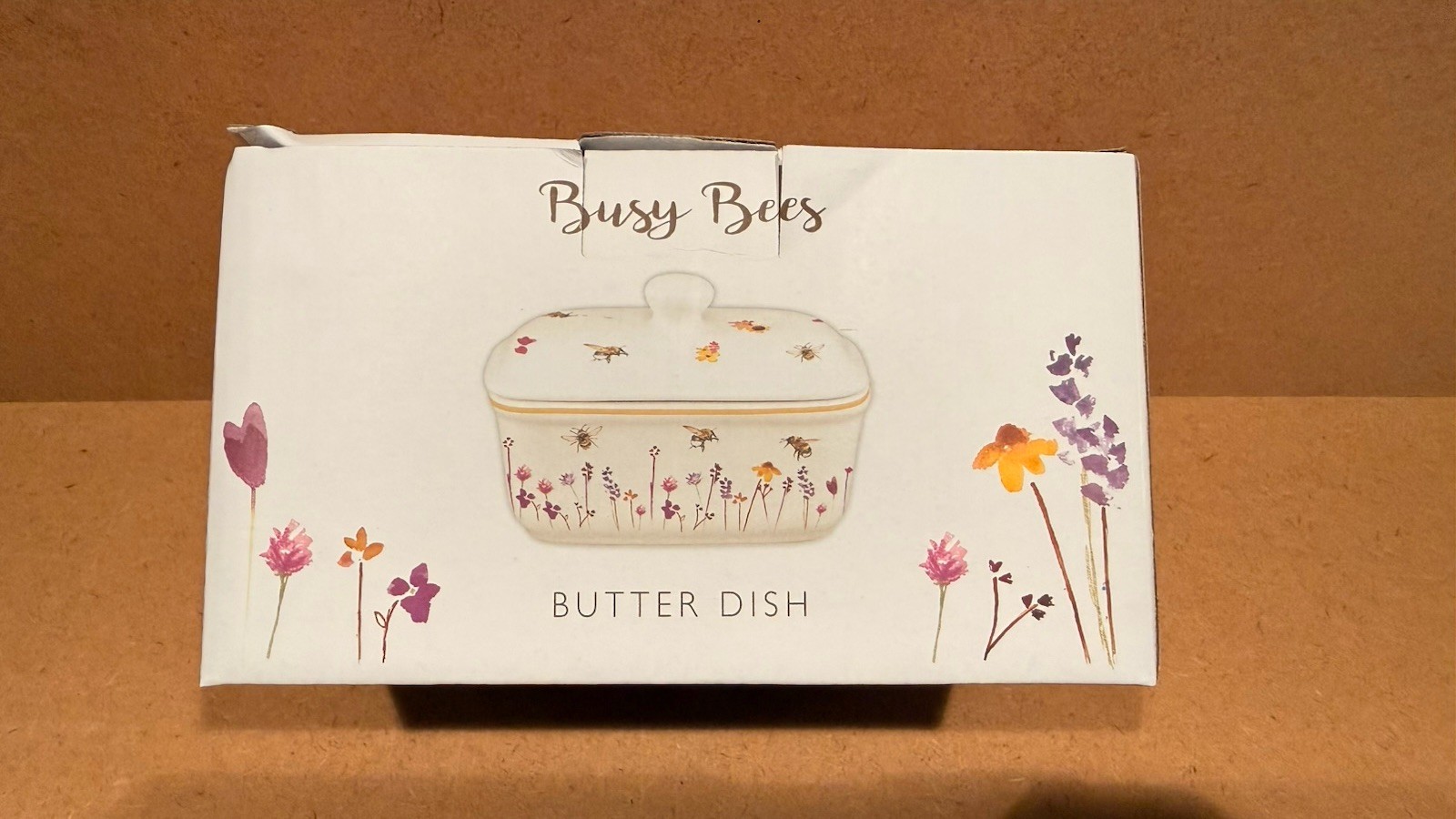 Lesser & Pavey Busy Bees Butter Dish Dishwasher And Microwave Safe
