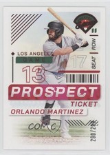 2024 Panini Prospect Edition Red 290/299 Orlando Martinez #139 1a7j