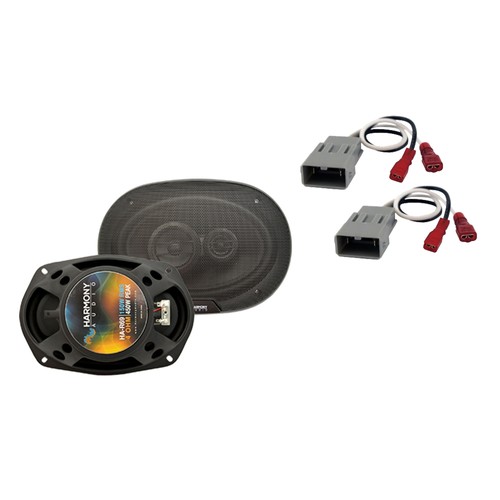Fits Honda Civic 1996-2000 Rear Deck Replacement Harmony HA-R69 Speakers New
