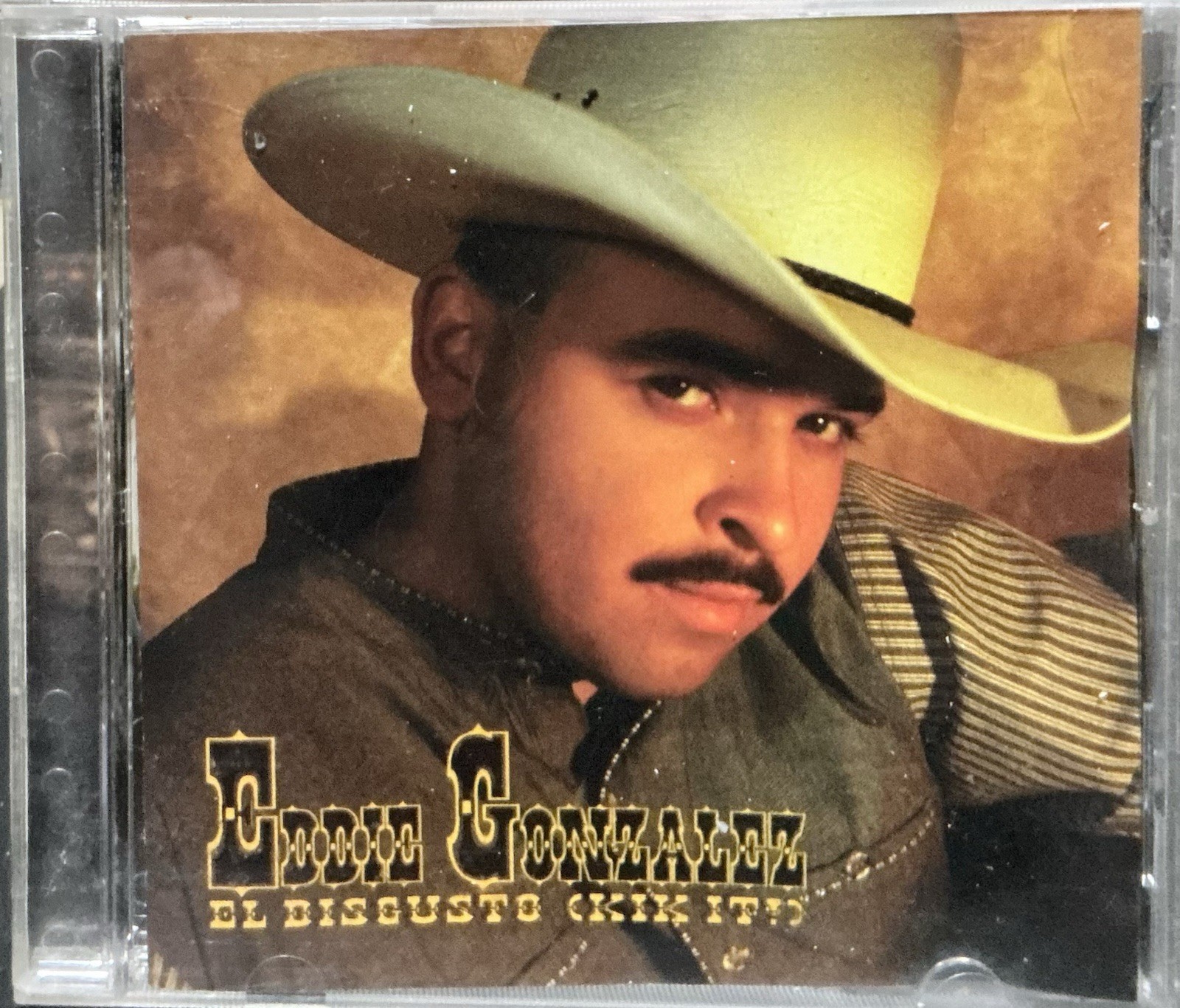 Eddie Gonzalez El Disgusto (Kik It) CD Sony Discos 1996 Tejano Jewel Case