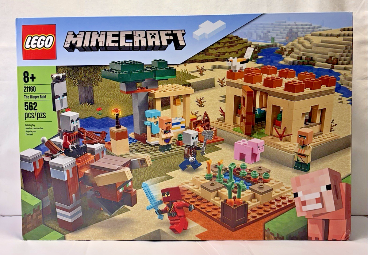 LEGO Minecraft 21160 The Illager Raid - Brand New/Sealed - Retired