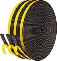 Dichtungsband Selbstklebendes FüR TüRen Fenster, 6Mm(B) X 1.5Mm(D)/20M Schaumsto