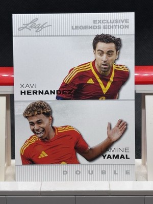 2024 Leaf Exclusive Legends Edition Double - Lamine Yamal & Xavi Hernandez