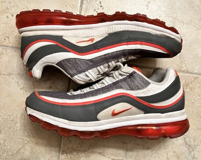 2010 Nike Air Max 24-7 3M Team Orange/Dark grey (397252-101) Men s Size 13