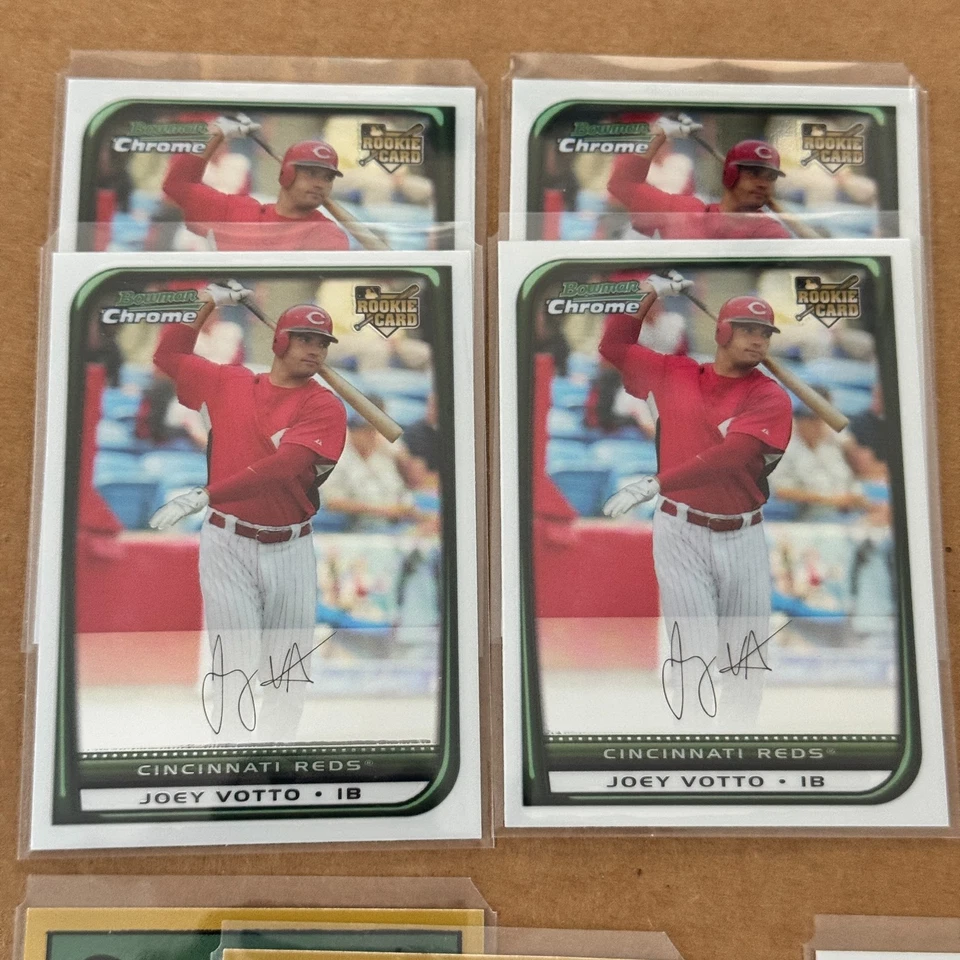 (9) JOEY VOTTO RC LOT 2008 Bowman Chrome, Allen & Ginter, Topps T205 Rookie Card - Image 2 of 4